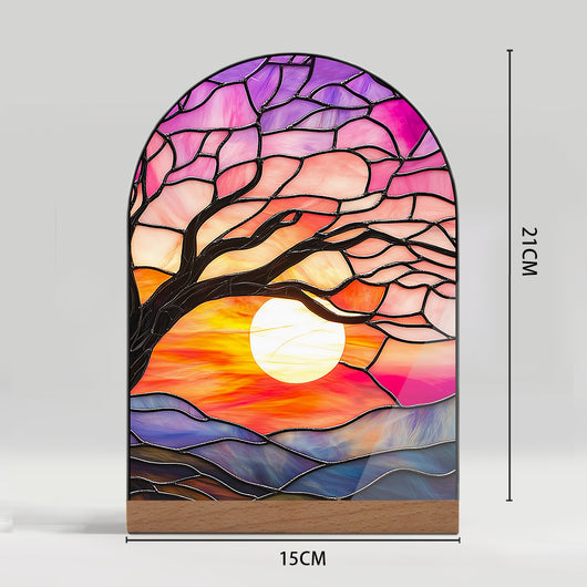 Adornos Decorativos Acrílicos con Efecto Cristal - Flores y Paisajes - Image 20