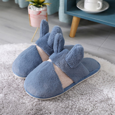 Pantuflas de Confinamiento Hogar con Pelaje de Conejo Engrosado - Image 15