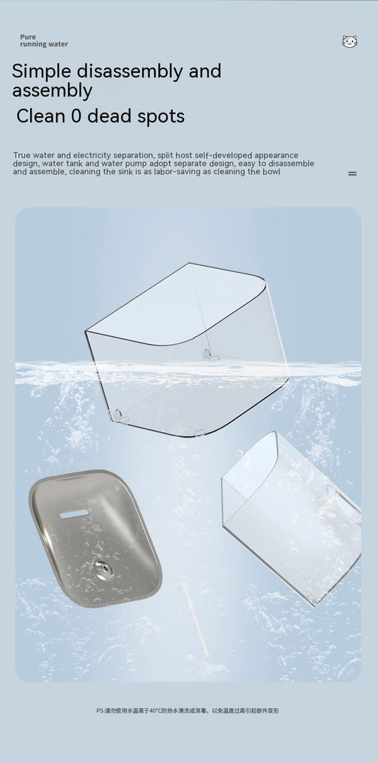 Fuente de Agua Automática con Filtración Continua para Gatos - Image 3