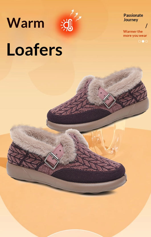 Zapatos de Algodón Aislados con Forro Polar Extra Grueso para Mujer - Image 15