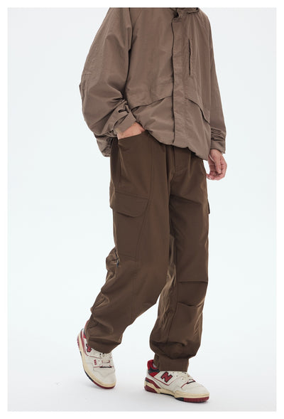 Pantalones Cargo Cómodos de Fibra Química para Hombre - Image 20