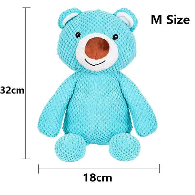 Juguete Masticable para Perros Grandes - Peluche Sonoro con Forma de Oso para Entrenamiento Dental - Image 2