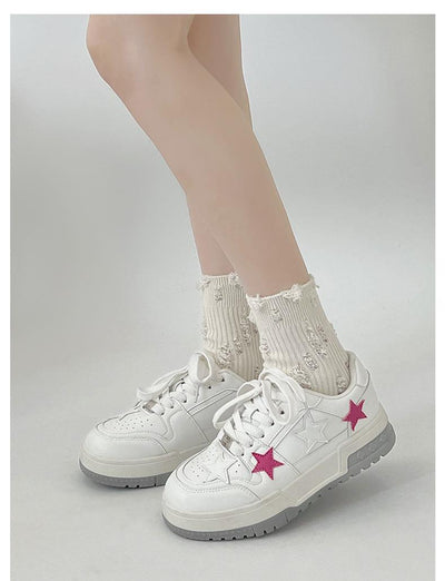 Zapatillas Deportivas Coreanas de Punta Redonda - Estilo Versátil y Elegante - Image 9