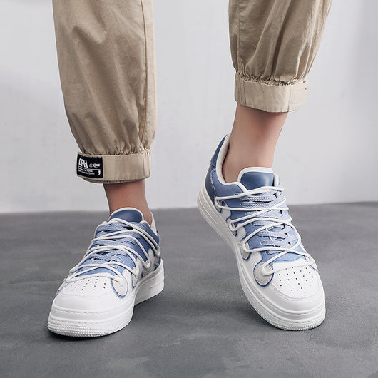 Zapatillas Blancas con Costuras de Goma Elevadas Doble Capa - Image 14