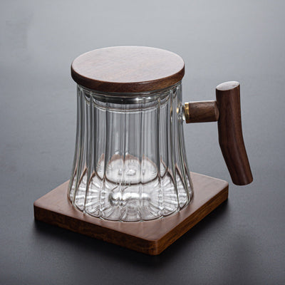 Taza de Oficina de Vidrio Resistente al Calor con Filtro Integrado - Image 6