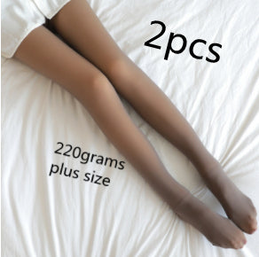 Leggings Térmicos Translúcidos Talla Grande con Forro Polar para Invierno - Image 21