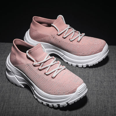 Zapatillas Blancas Transpirables para Niñas con Tejido Volador - Image 10