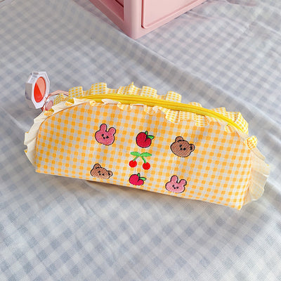 Estuche Escolar Adorable para Niñas - Diseño Viral con Red de Malla - Image 8
