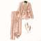 Blazer Satinado Casual para Mujer con Cintura Ajustada