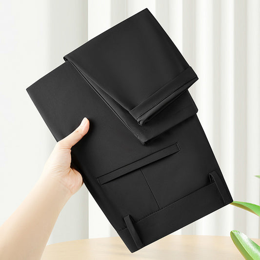 Pantalones Casuales Ejecutivos Stretch Rectos Holgados para Hombre
