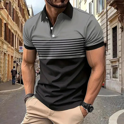 Camiseta Casual de Manga Corta para Hombre - Diseño Versátil - Image 3