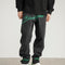 Jeans Skinny Fit con Bordado Retro Estilo Americano para Hombre