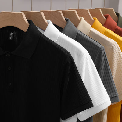 Camisa Ejecutiva Slim Fit de Manga Corta con Cuello Solapa - Image 4