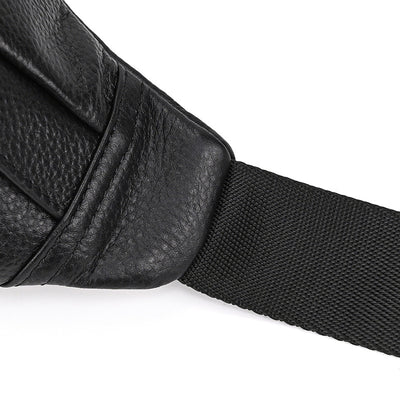 Bolsa de Pecho de Cuero Genuino para Hombre - Grande y Versátil - Image 24