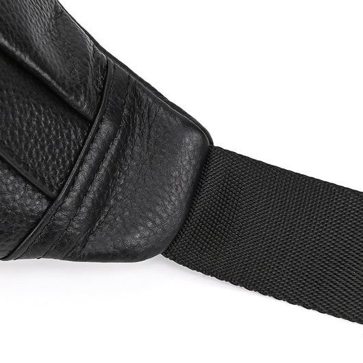 Bolsa de Pecho de Cuero Genuino para Hombre - Grande y Versátil - Image 24