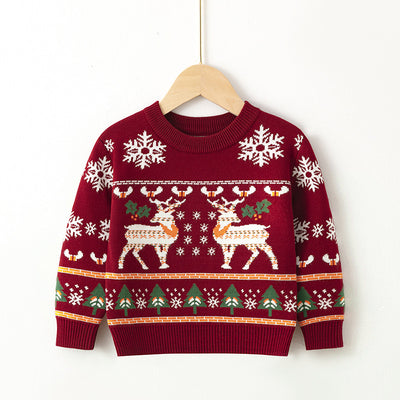 Suéter Navideño Infantil con Diseño de Reno - Pullover Acogedor para Niños y Niñas - Image 11