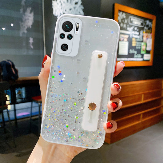 Funda Celular Degradado Glitter Epoxy con Efecto Borde - Image 4
