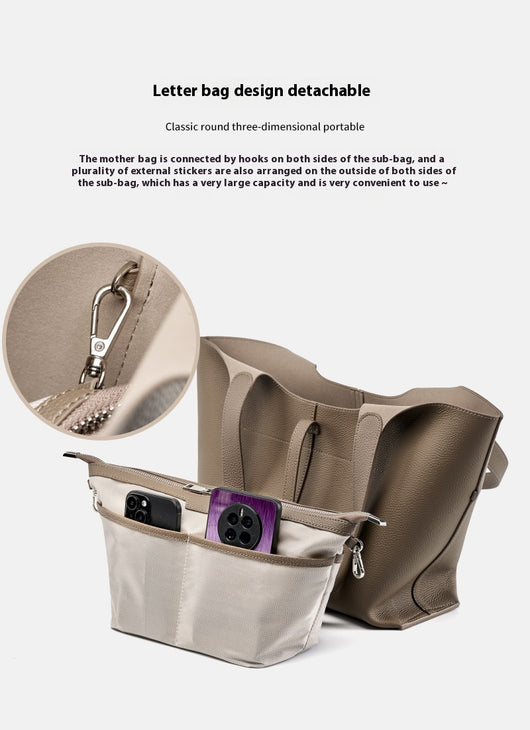 Bolso Bandolera Portátil de Cuero Genuino con Detalles Artesanales - Image 11