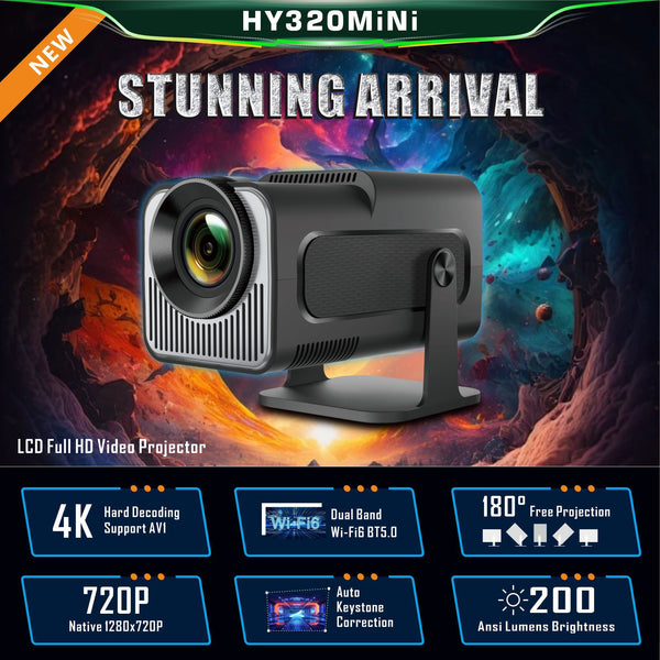 Mini Proyector HY320 720P con Sistema Android