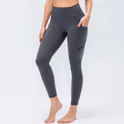 Pantalones de Sudadera Ajustados de Cintura Alta con Bolsillos Laterales - Image 4