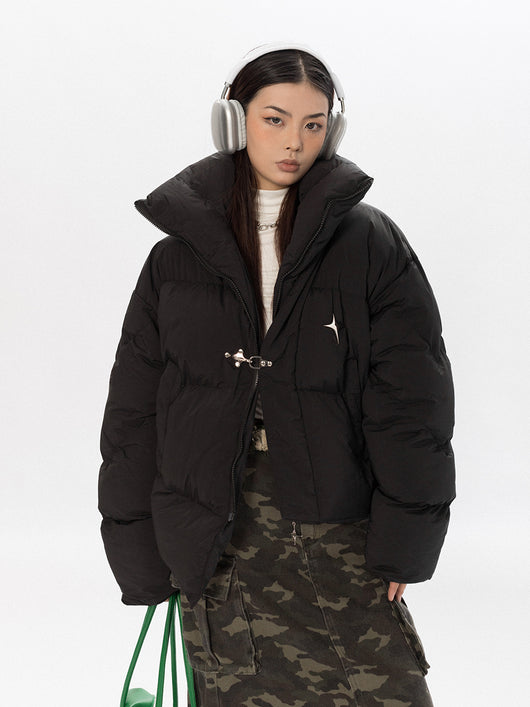 Chaqueta de Panadero con Detalles Metálicos Asimétricos - Image 10