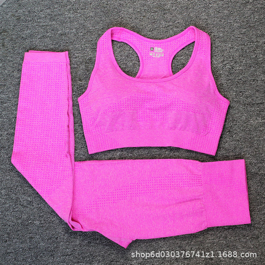 Conjunto Deportivo 3 Piezas: Top Manga Larga, Sostén y Pantalones para Yoga - Image 11