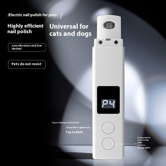 Cortauñas Eléctrico para Mascotas con Luz LED y Cubierta Protectora - Image 2