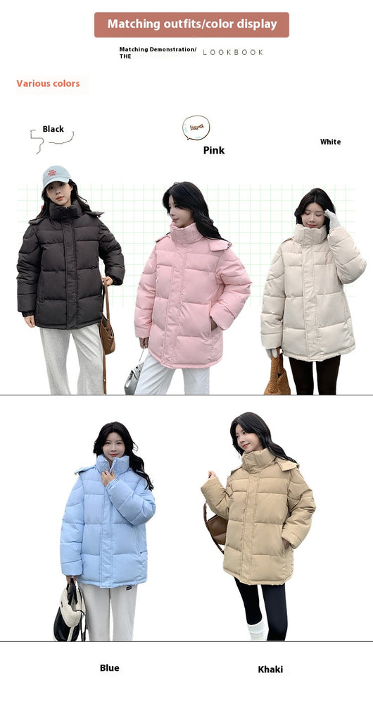 Chaqueta Acolchada Corta para Mujer con Capucha - Impermeable y Térmica - Image 21