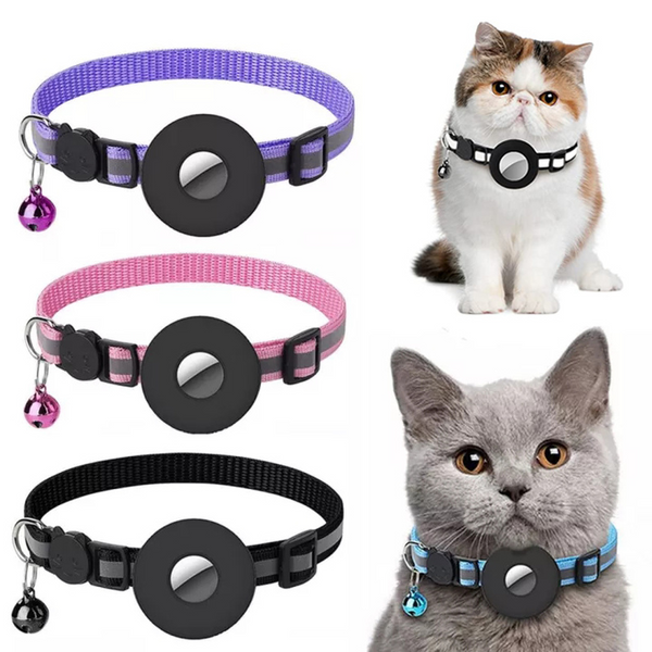 Funda Reflectante Impermeable para AirTag - Collar Protector para Mascotas