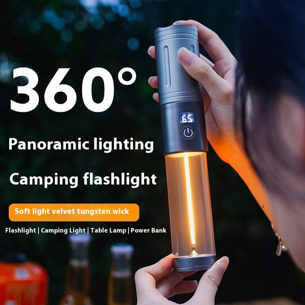 Linterna Camping Portátil y Versátil para Aventuras al Aire Libre
