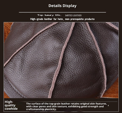 Gorra de Invierno para Adultos Mayores - Estilo Clásico con Visera - Image 9