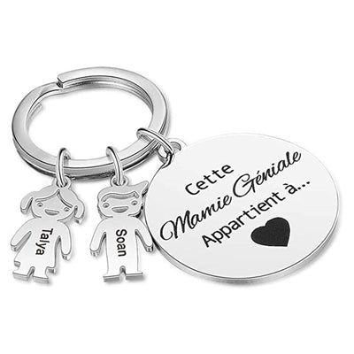 Llavero Personalizado Corazón Hueco Acero Inoxidable Diseño Cachorro - Image 33