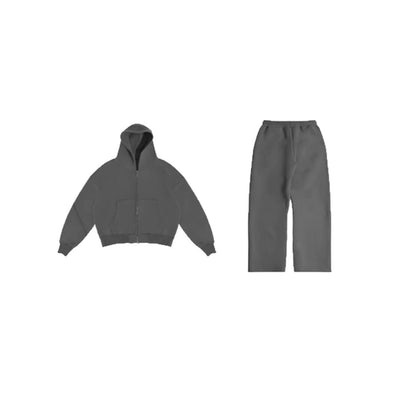 Conjunto Deportivo Retro: Sudadera y Pantalón de Algodón - Image 5