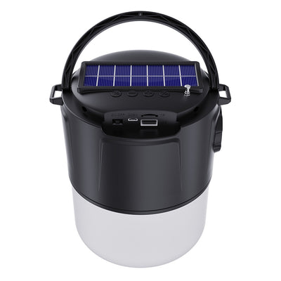 Linterna Solar Portátil con Altavoz Bluetooth y Cargador Inalámbrico - Image 5
