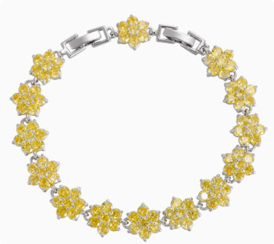 Pulsera Lotus de Diamantes Azules para Hombre - Cadena de Tenis Hip Hop Dopamina - Image 11