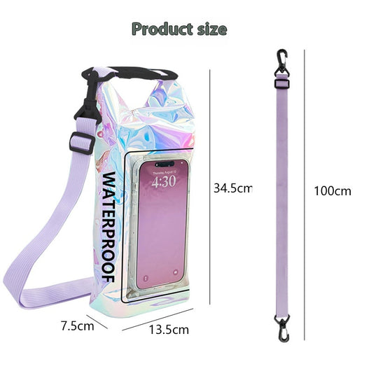 Bolsa Impermeable 2L Multicolor - Mochila Cruzada 2 en 1 para Aventuras - Image 6