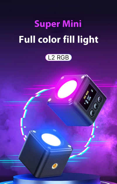 Luz de Relleno Magnética Mini LED Full Color con Batería de Litio - Image 7