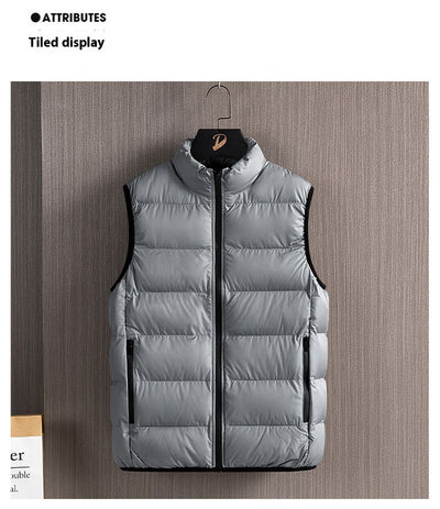 Chaleco de Algodón para Hombre con Cuello Alto - Estilo y Confort - Image 19