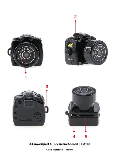 Cámara Digital Compacta para Deportes Extremos y Grabación en Movimiento - Image 13