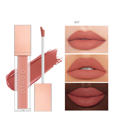 Brillo Labial Mate Terciopelo 18 Colores - Fórmula Larga Duración Anti-transferencia - Image 10