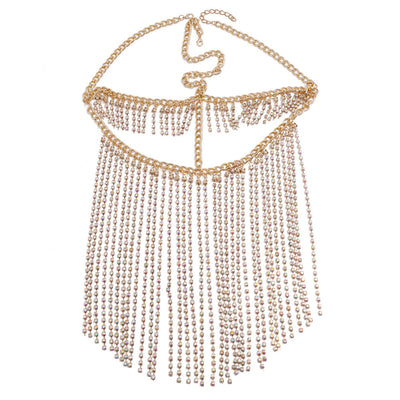 Cadena de Cabeza Punk con Strass y Borlas - Estilo Europeo y Americano - Image 8