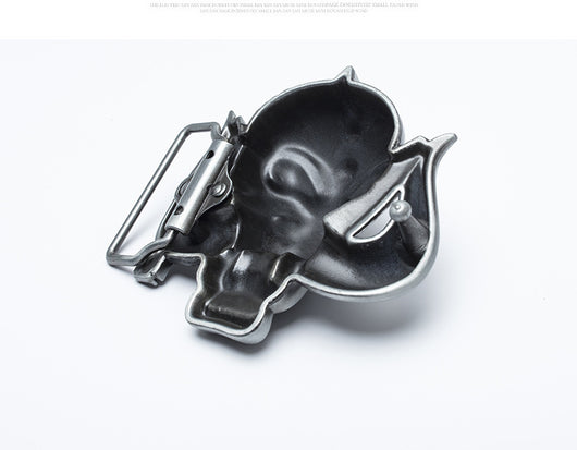 Cinturón de Cuero para Hombre con Hebilla Calavera Skateboard - Image 12