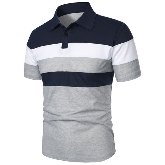 Camiseta Deportiva Hombre Rayas Pecho Contraste - Image 18