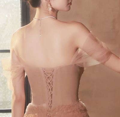 Vestido de Noche Princesa Floral Lujo Exclusivo para Mujer - Image 12