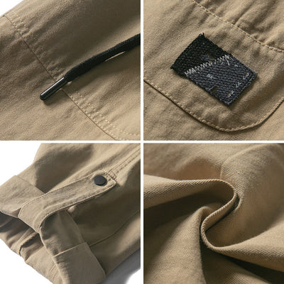Pantalones Casuales Holgados con Detalles de Patchwork para Hombre - Image 5
