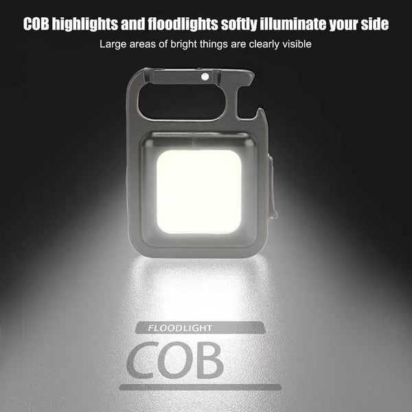 Linterna LED Recargable Compacta COB - Luz de Emergencia USB Portátil