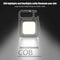 Linterna LED Recargable Compacta COB - Luz de Emergencia USB Portátil