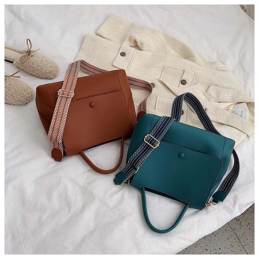 Bolsa Tote Crossbody Estilo Net Red - Image 20