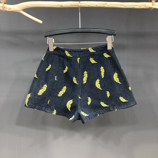 Shorts Vaqueros Ajustados de Cintura Alta para Mujer - Image 3