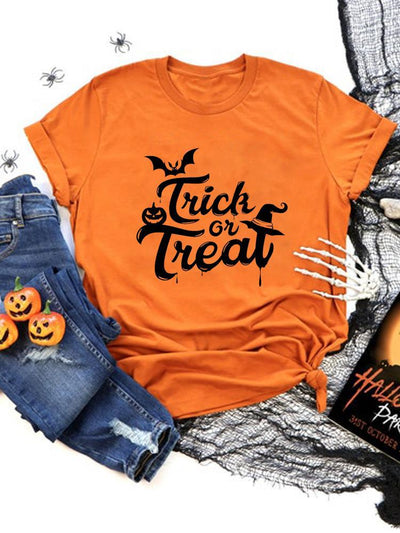 Camiseta de Manga Corta con Estampados de Halloween - Image 5
